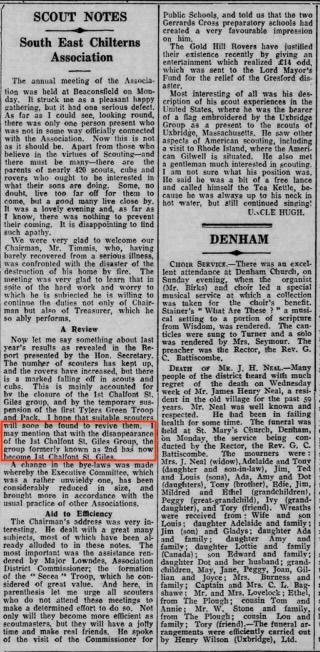Advertiser and Gazette, 2 November 1934